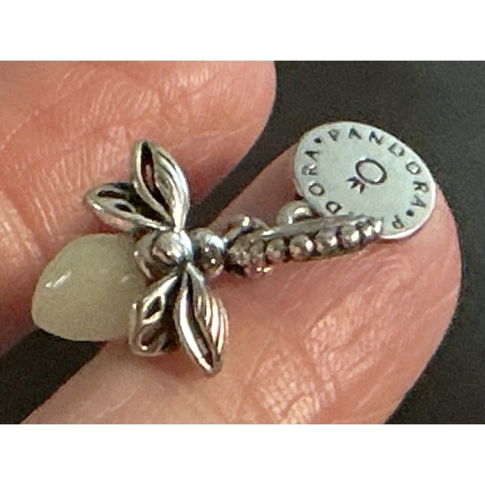Pandora Glow in the Dark Firefly Dangle Charm 799352C01 S925 ALE Sterling